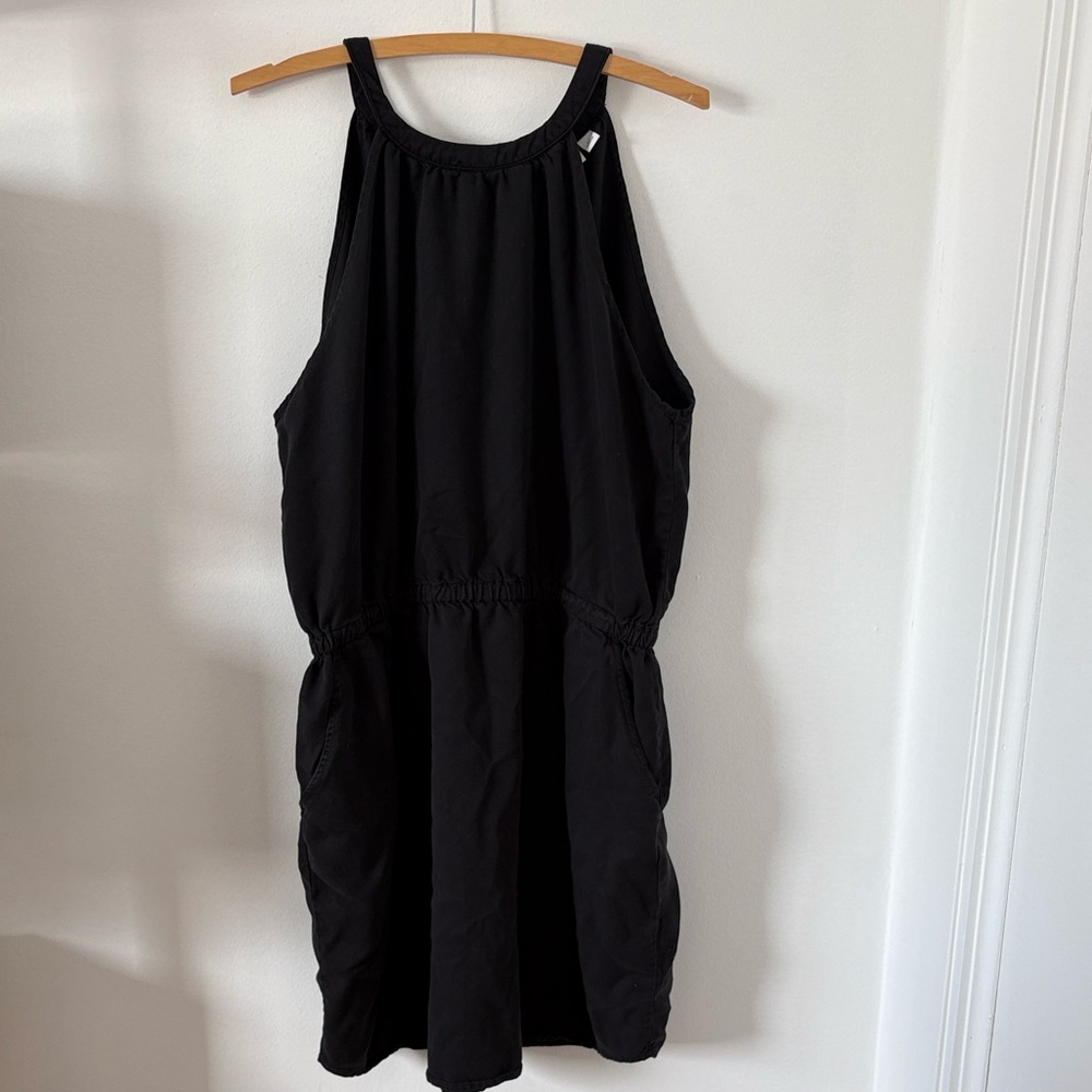 tentree Black Halter Mini Dress